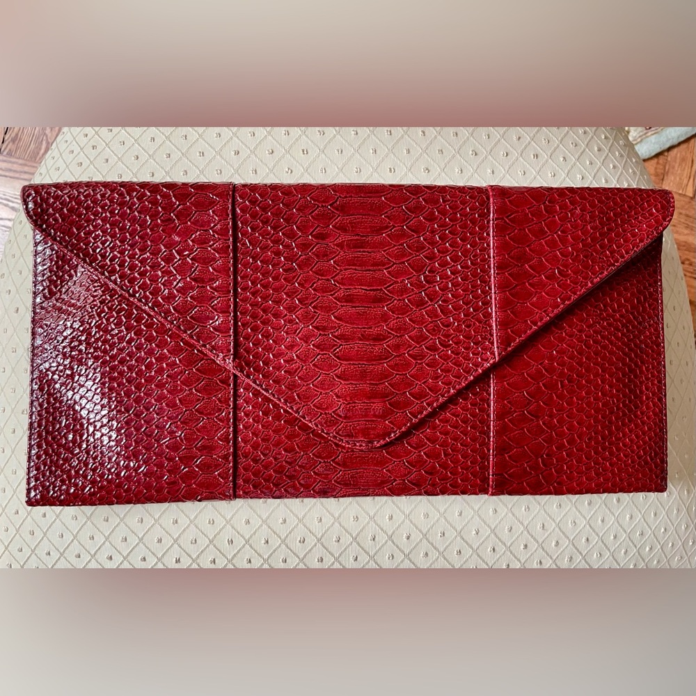 SOLD - Red Clutch Purse